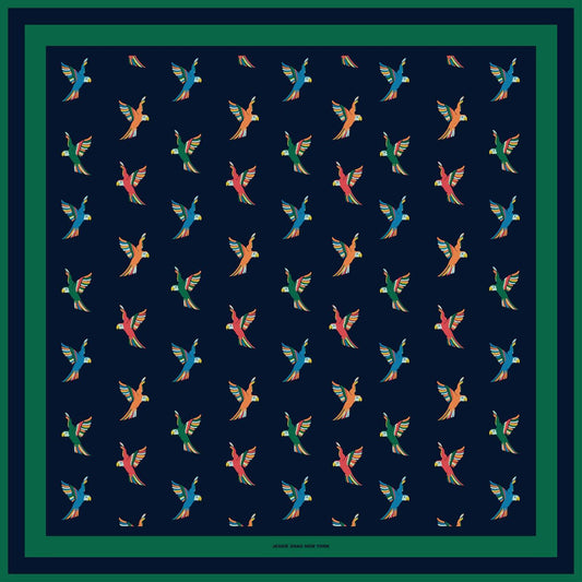 Women's Freedom Wings Double Sided Silk Scarf