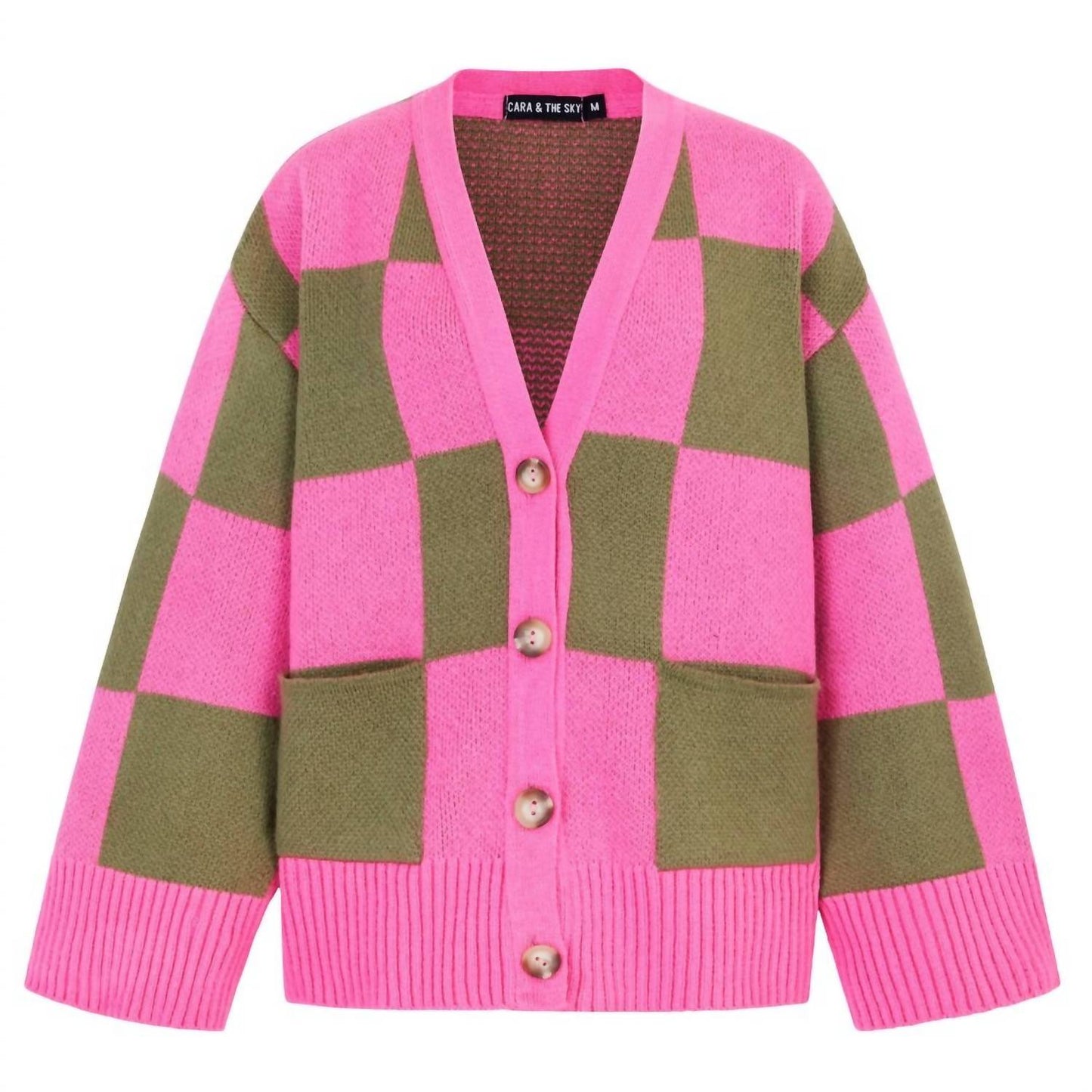 Candice Checked Cardigan