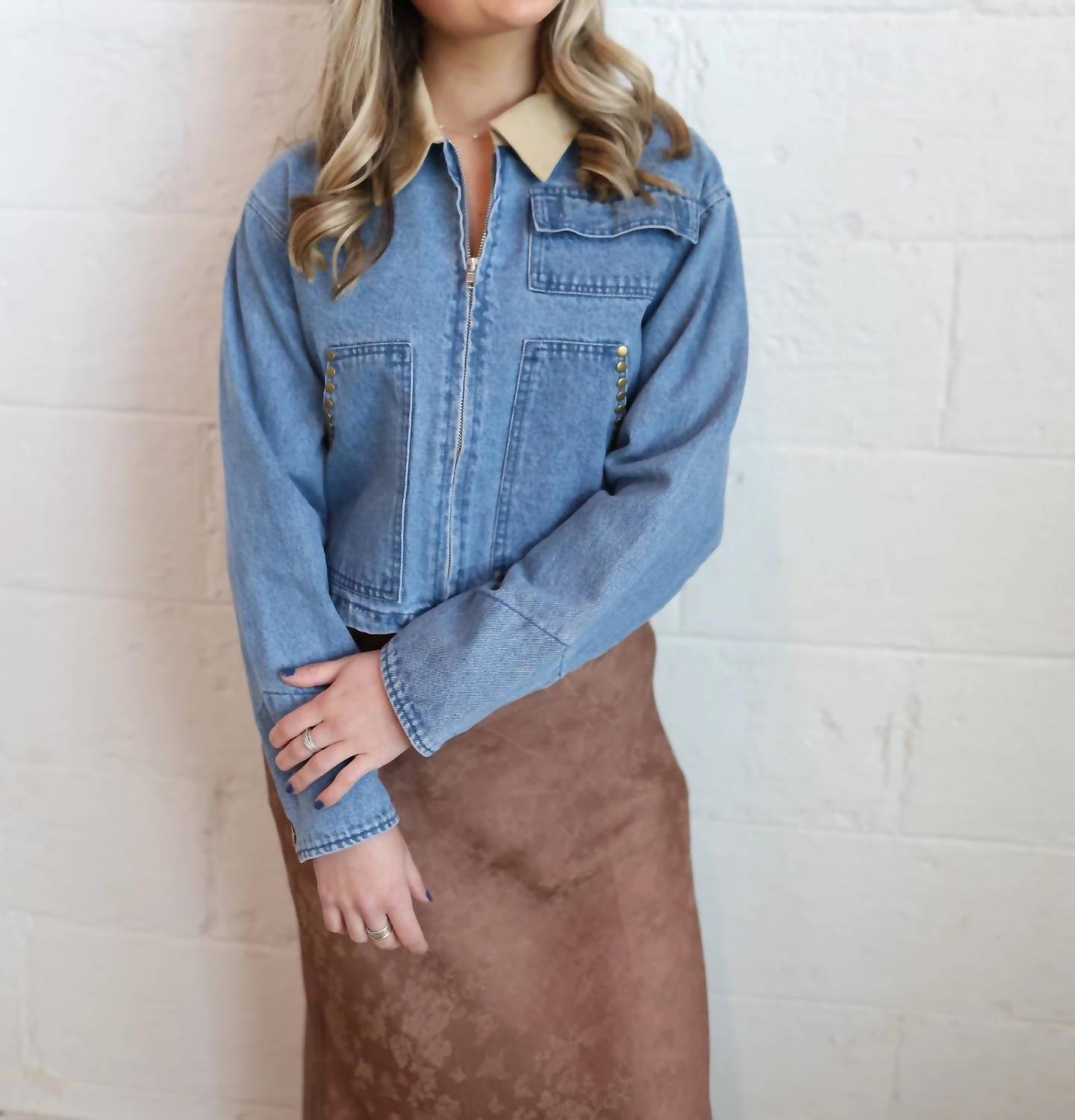 Antique Stud Denim Jackets