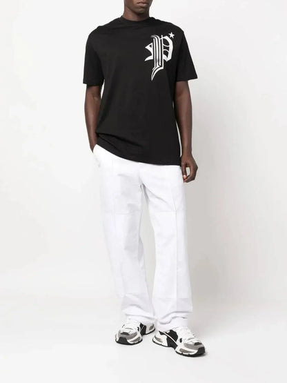 PHILIPP PLEIN - Skull Bone Logo Graphic T-shirt - Rack Hunt