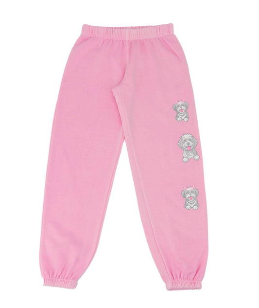 Girls 3 Pups Sweatpants