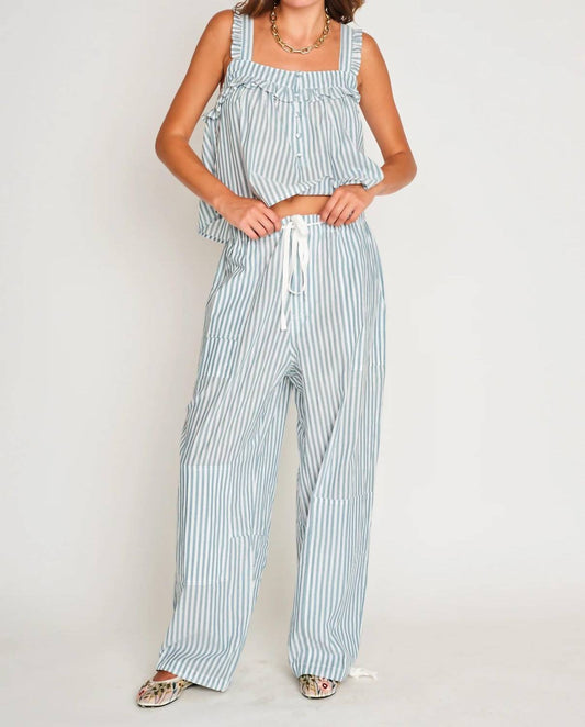 Striped Parachute Pants