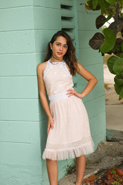Lace Halter Dress