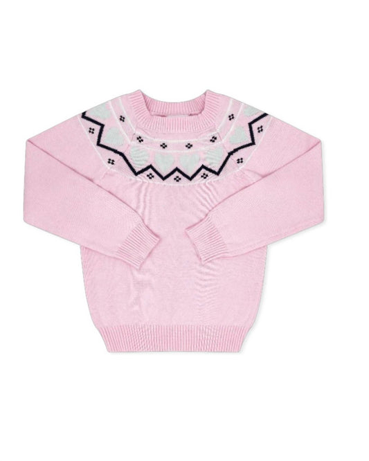 Girls Pleasant Crewneck Sweater
