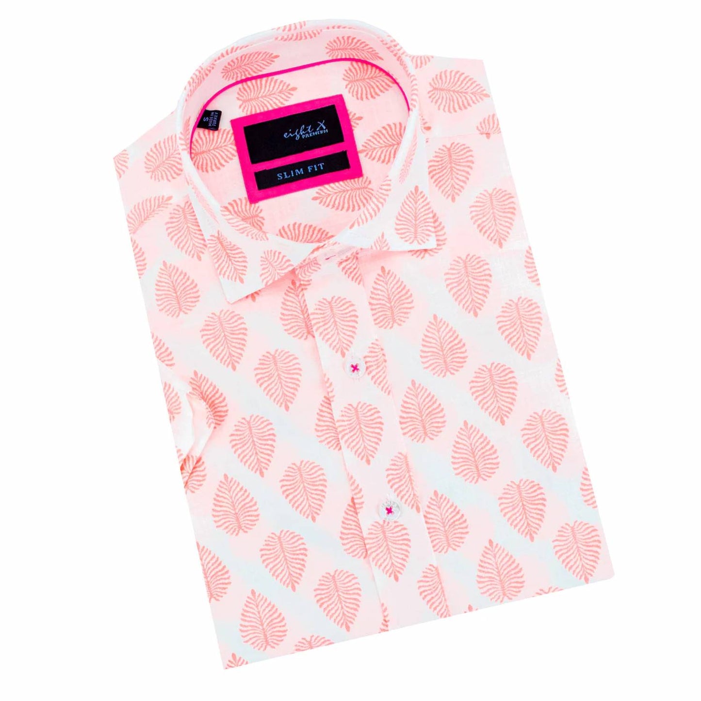 Neon Breeze Linen Short Sleeve Shirt