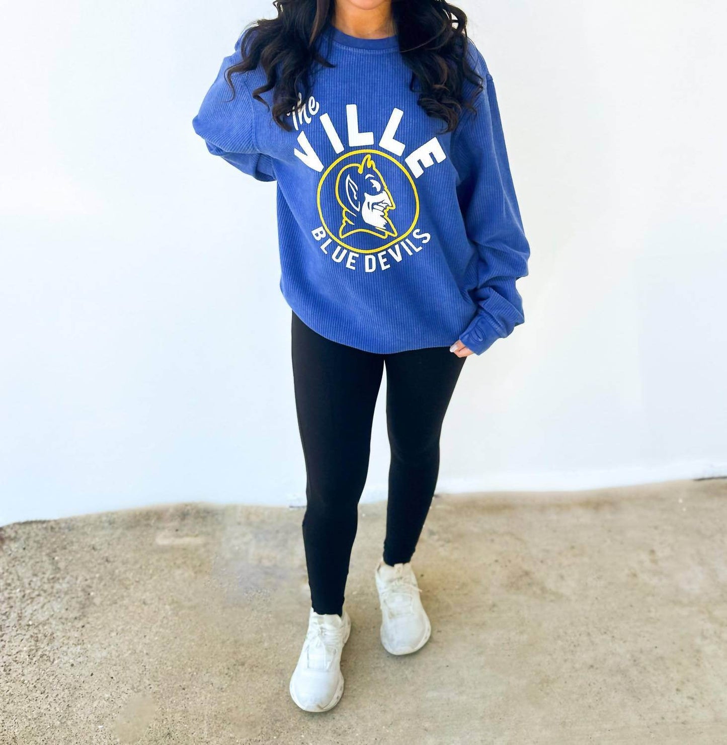 Royce Brand - The Ville Comfy Cord Crewneck Oversized Pullover - Rack Hunt -