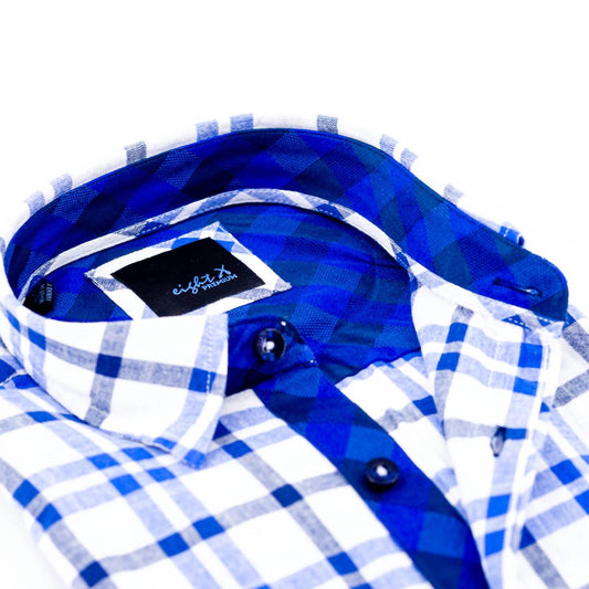 Men's Plaid Button-up Shirt