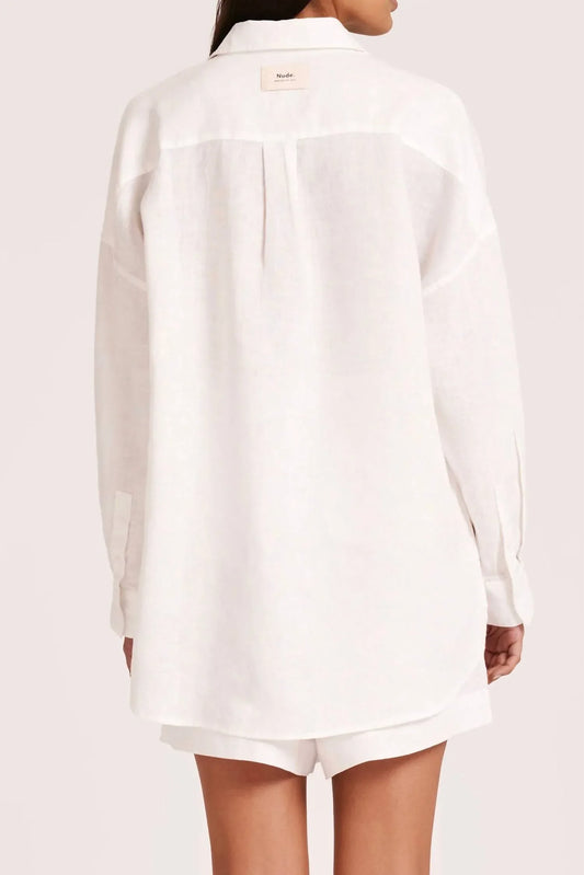Nude Lucy - Lounge Heritage Linen Shirt - alternate view - Rack Hunt
