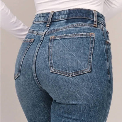 Women's Ankle Straight Jeans
