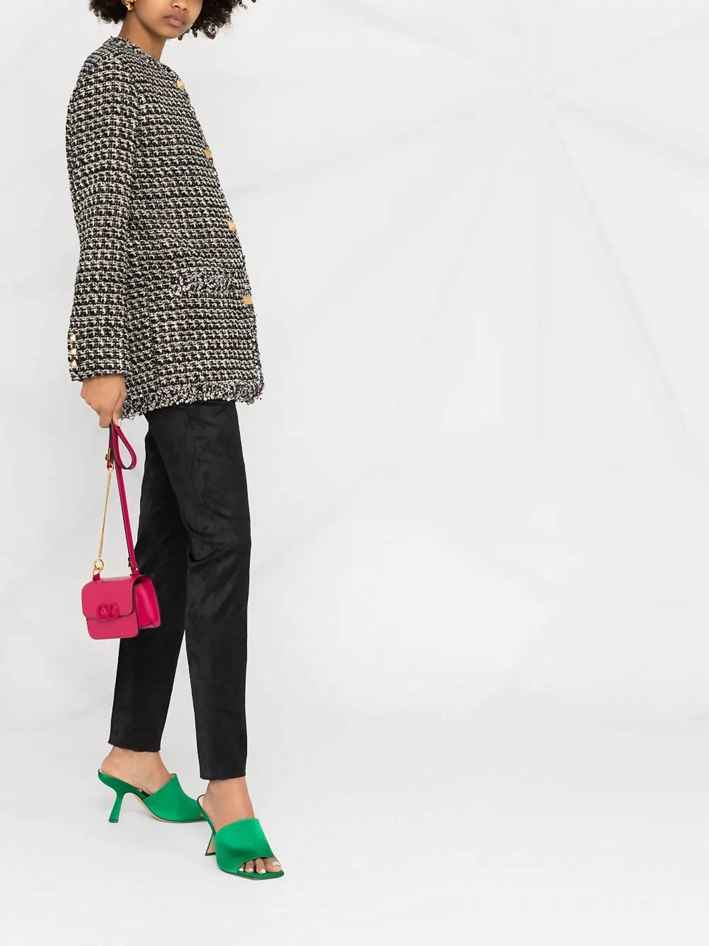 Valentino - Tweed Sequin Embellished Jacket - Rack Hunt