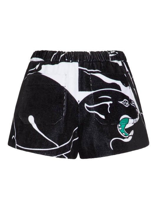 Valentino - Women's Panther Terry Cloth Shorts - Rack Hunt