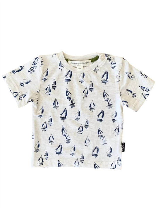 Copenhagen Delights - Kids' Sailboat Printed Tee - Rack Hunt -