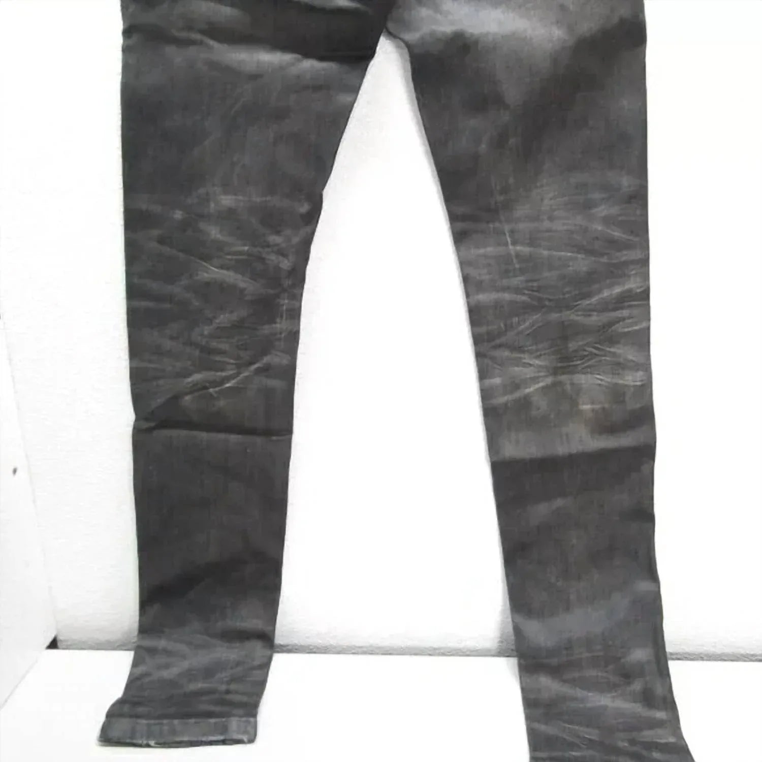 Tulones - Men's Biker Coated Denim Jeans - Rack Hunt