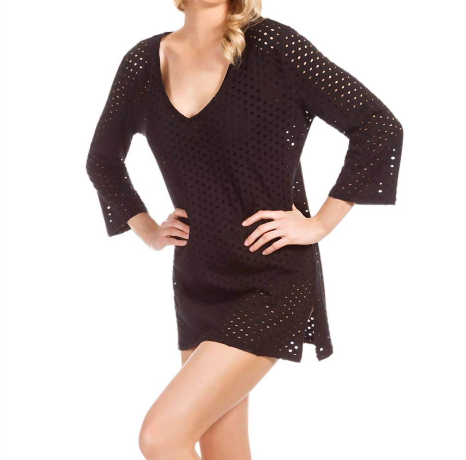 Eco Swim - Jacquard 3/4 Sleeve Tunic - Rack Hunt -