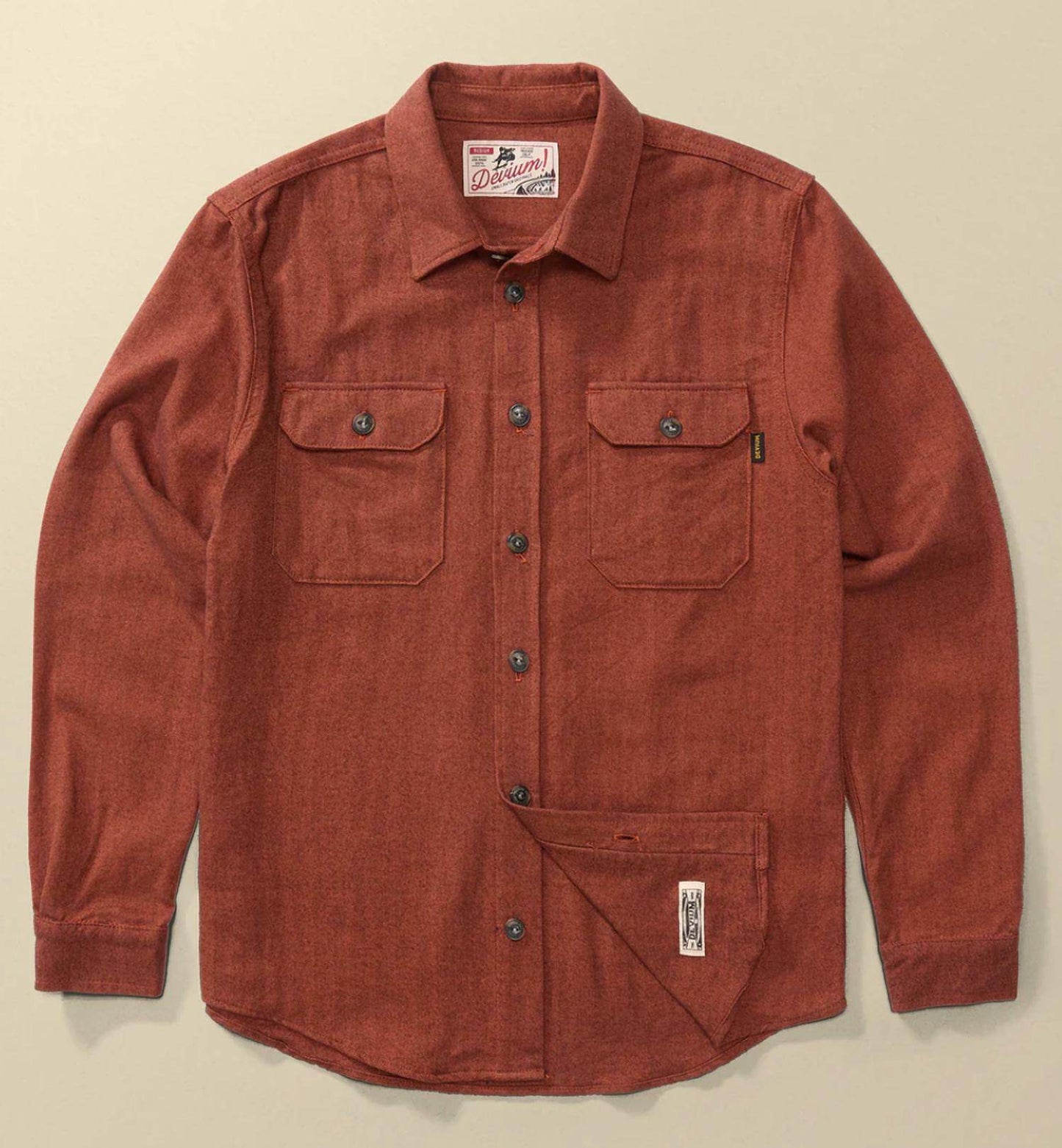 Devium USA - Men's Alder Long Sleeve Flannel Shirt - Rack Hunt -