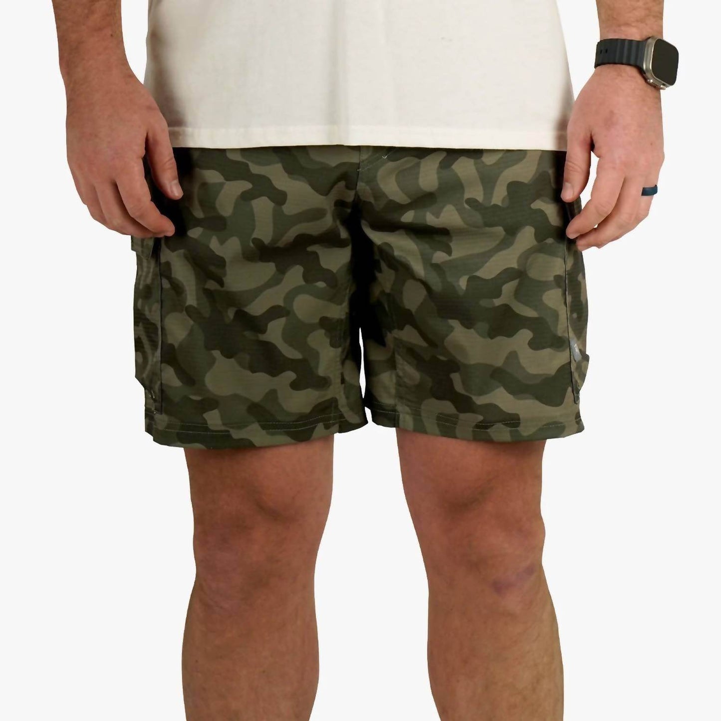 AFTCO - Men's Deckhand Camo Short - Rack Hunt