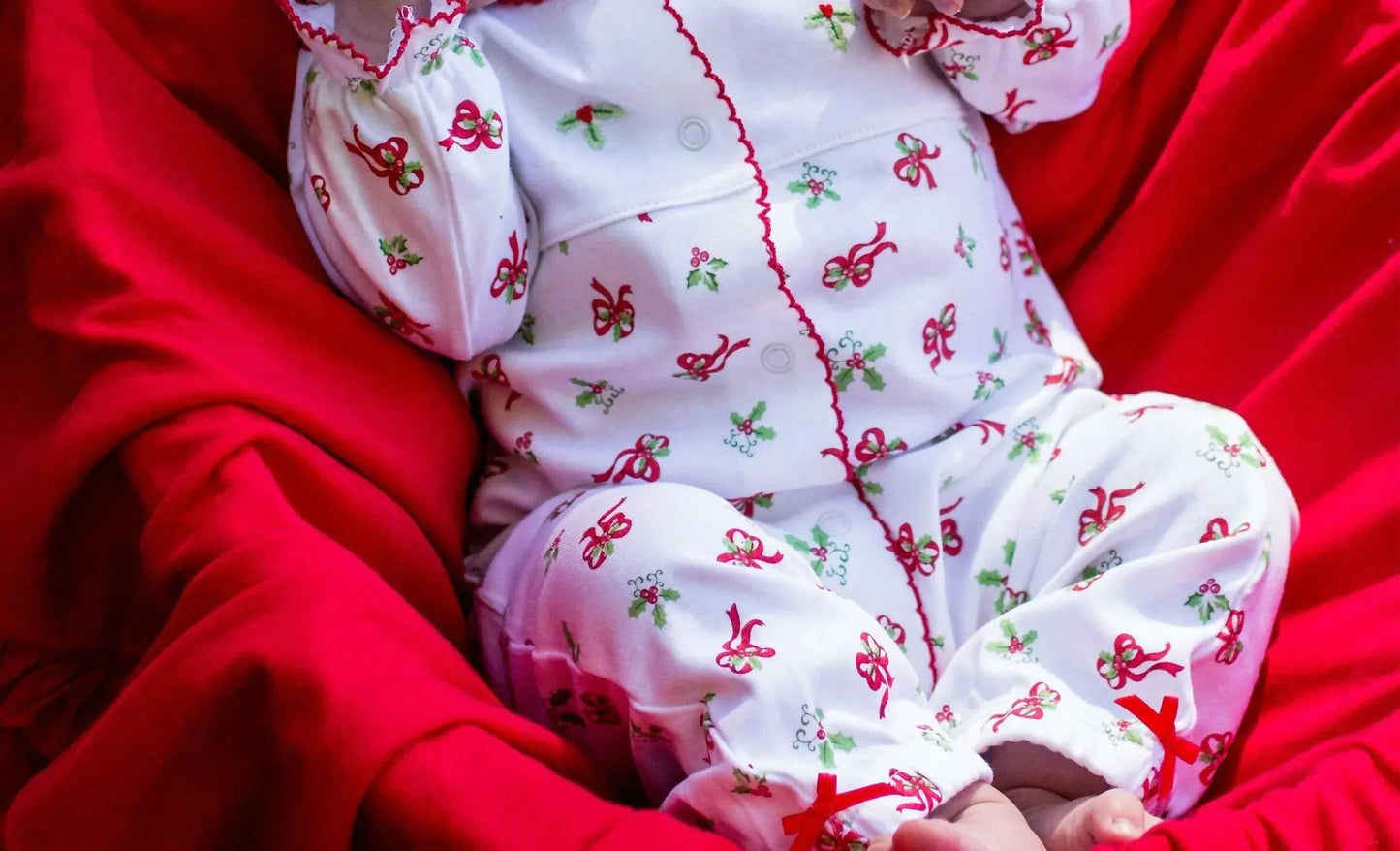 Baby Threads - Baby Girls Holly & Bows Converter - Rack Hunt