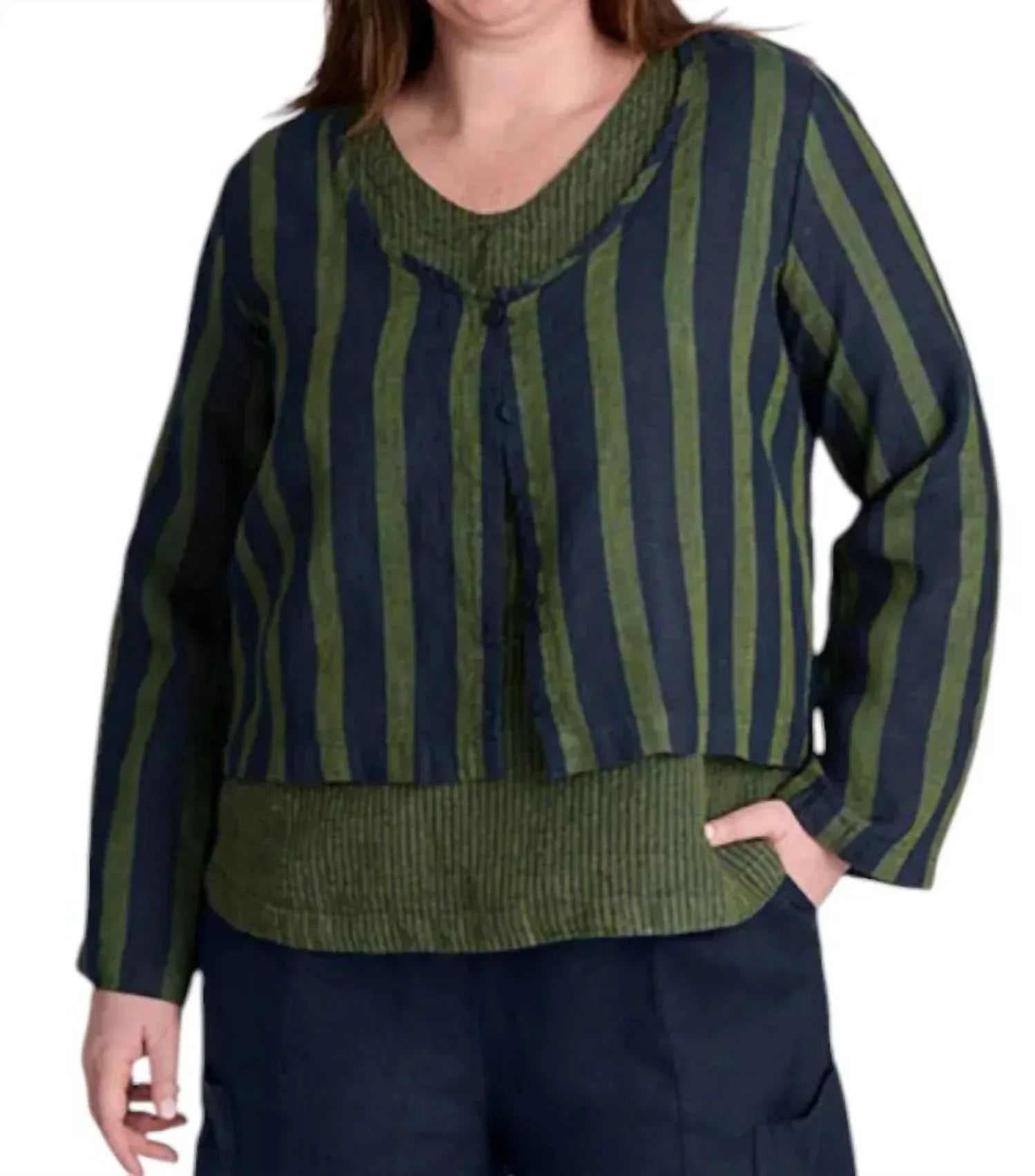 FLAX - Vee Cardigan - Rack Hunt
