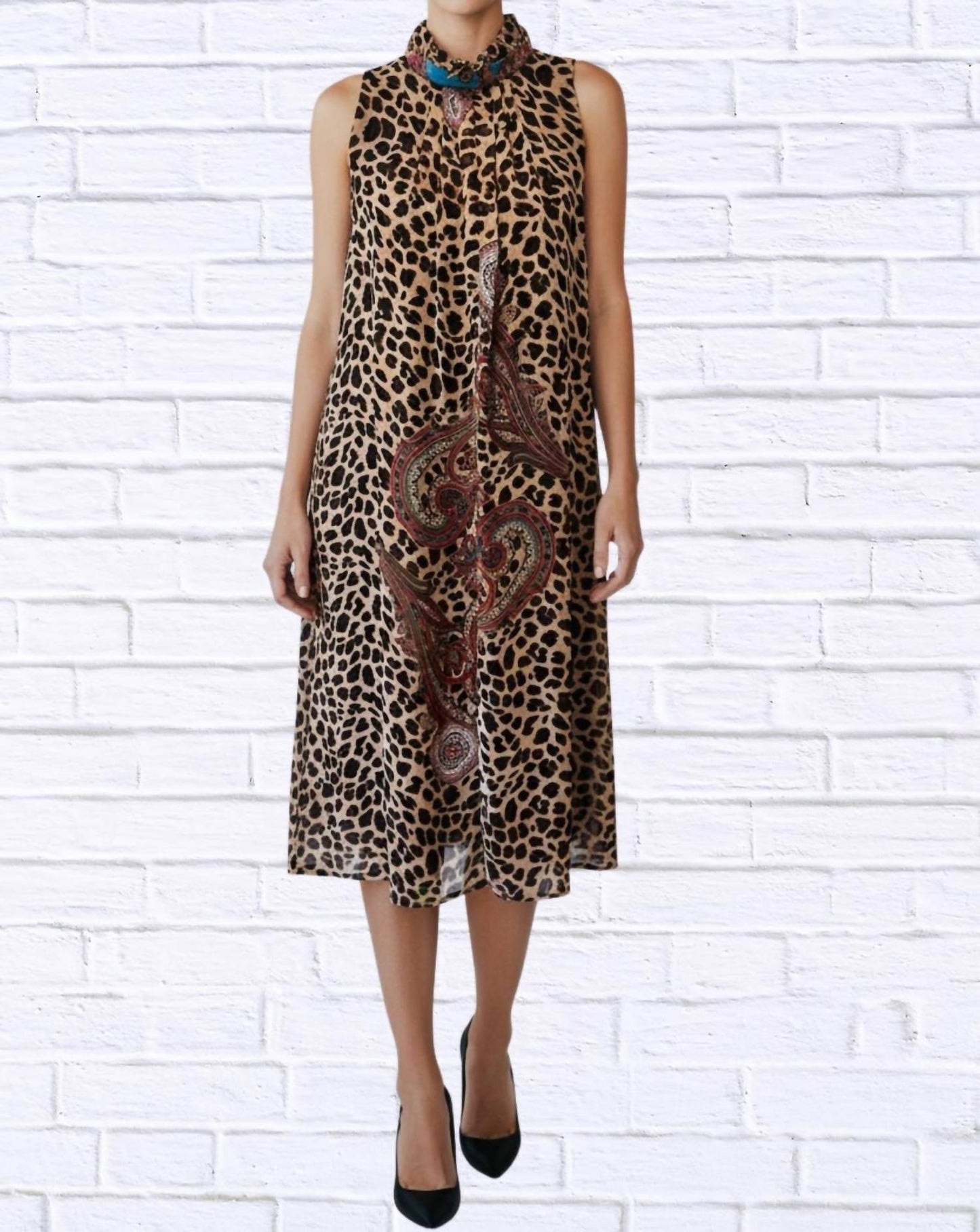 Diva USA - Print Sleeveless Maxi Dress - Rack Hunt -