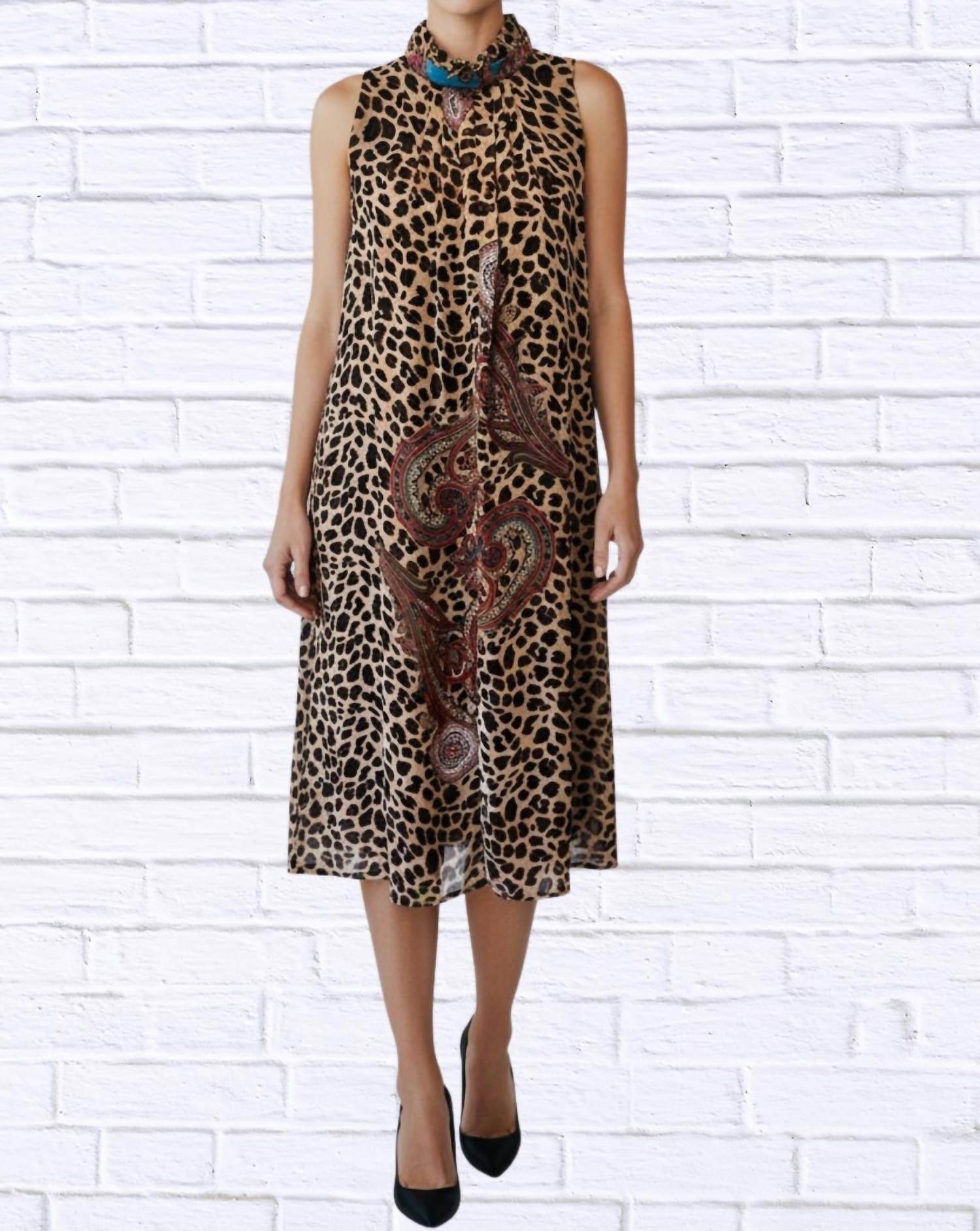 Diva USA - Print Sleeveless Maxi Dress - Rack Hunt -