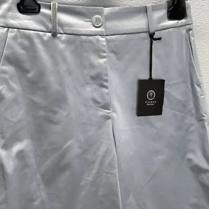 PESERICO - Women's Cotton Blend Satin Palazzo Pants - Rack Hunt