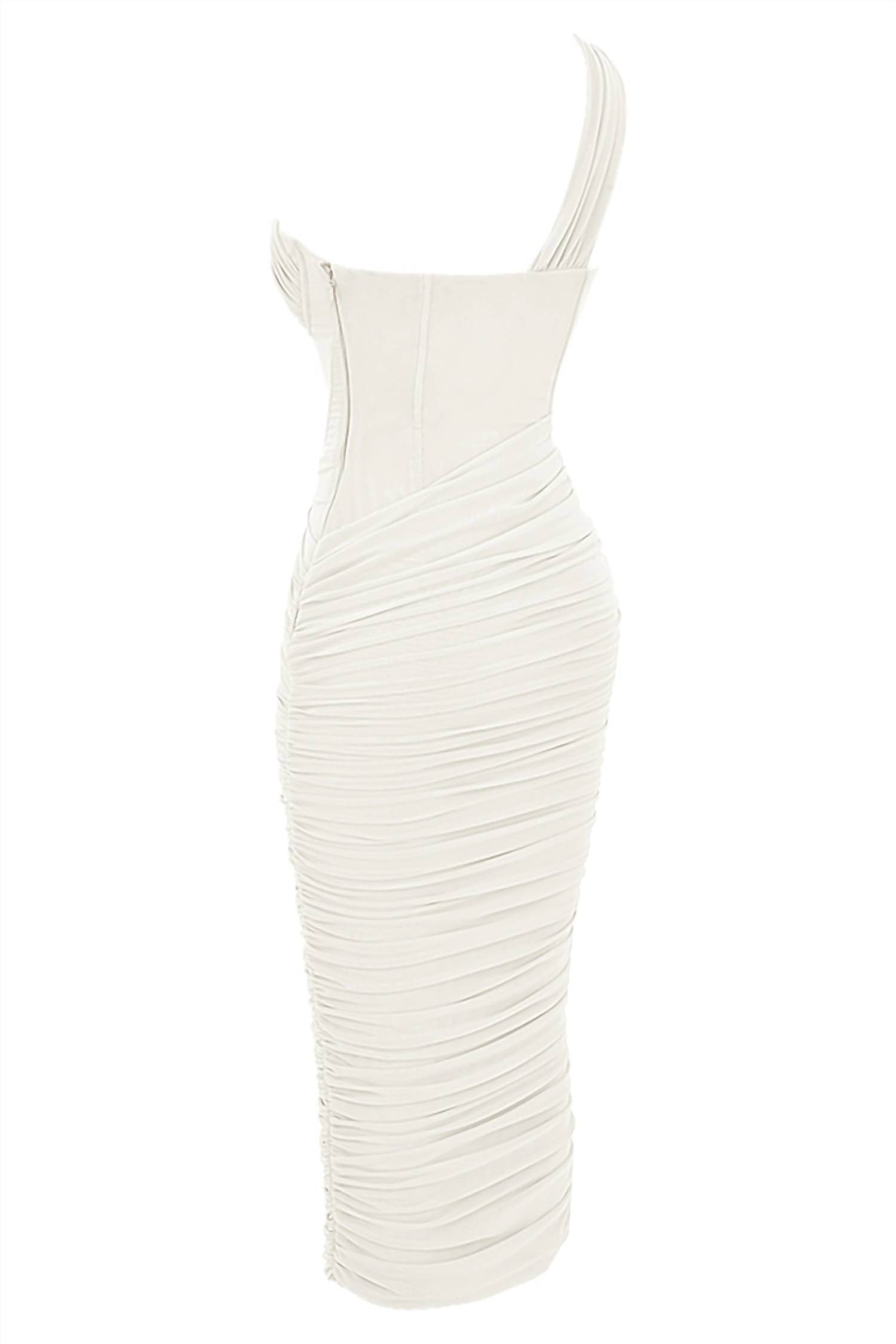 House of CB - Valentina Asymmetric Cutout Midi Dress - Rack Hunt