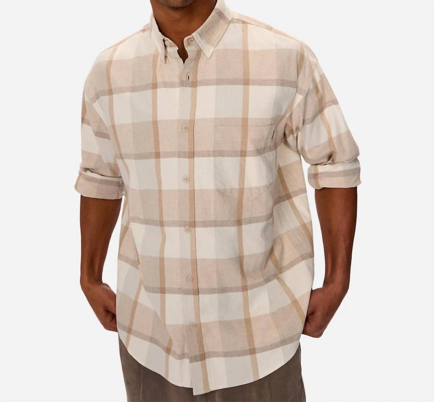 Bern Long Sleeve Plaid Shirt