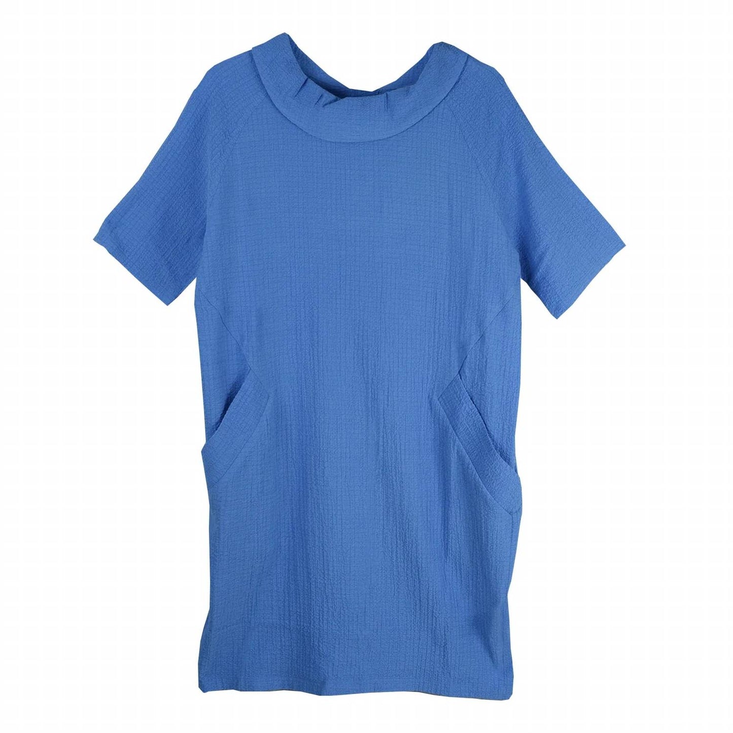 Women's Cowl Back Button Dress