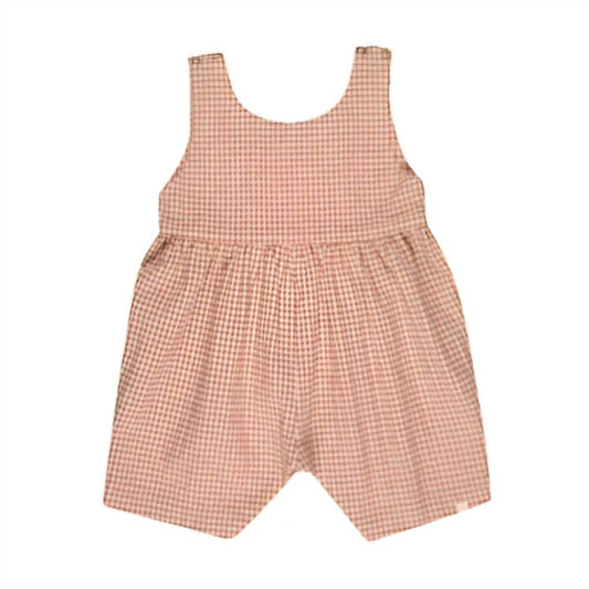 Möm(e) Portugal - Kid's Maria Luísa Check Jumpsuit - Rack Hunt -