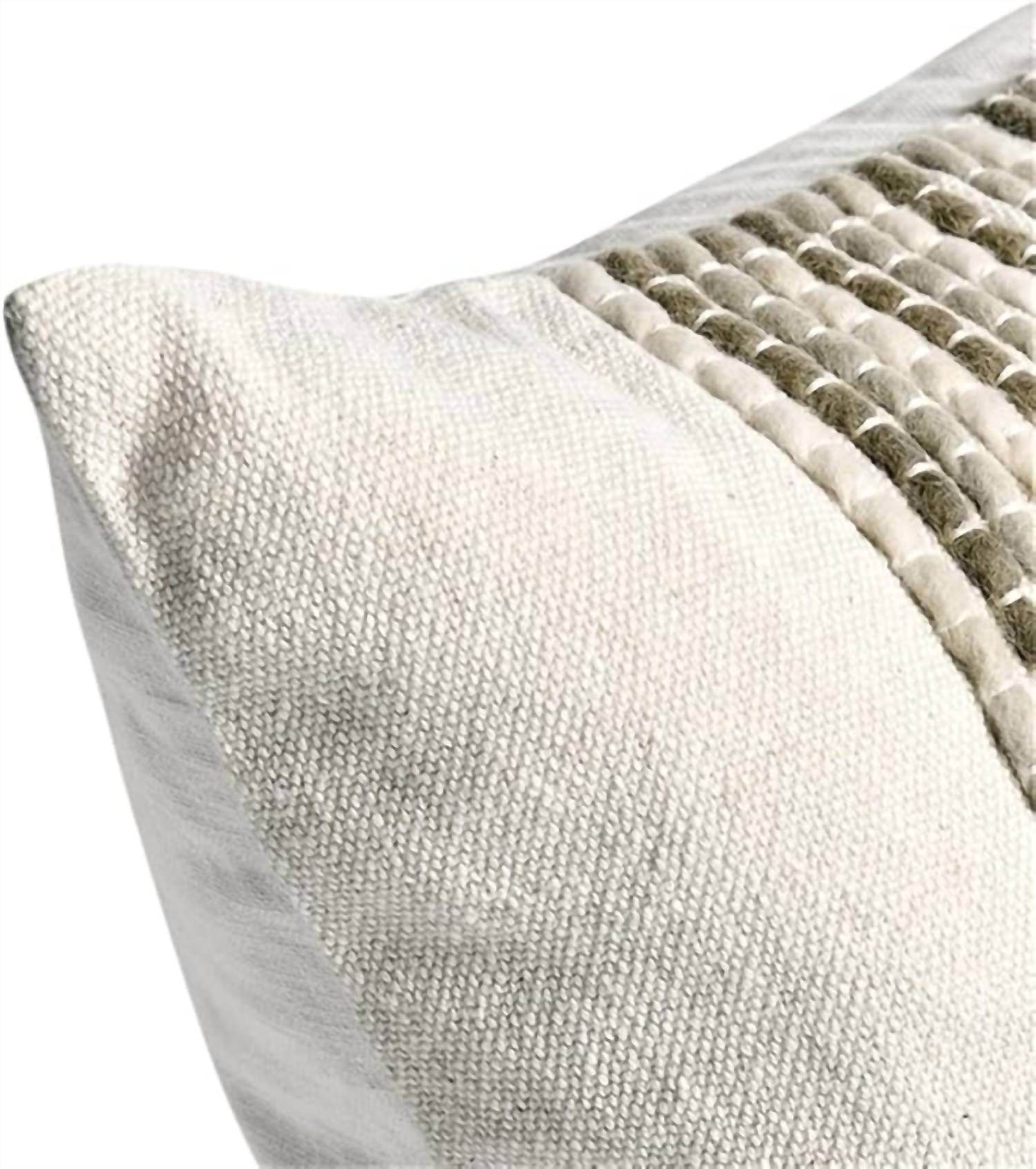 Classic Home - Linen Fabric Blend Throw Pillow - Rack Hunt -