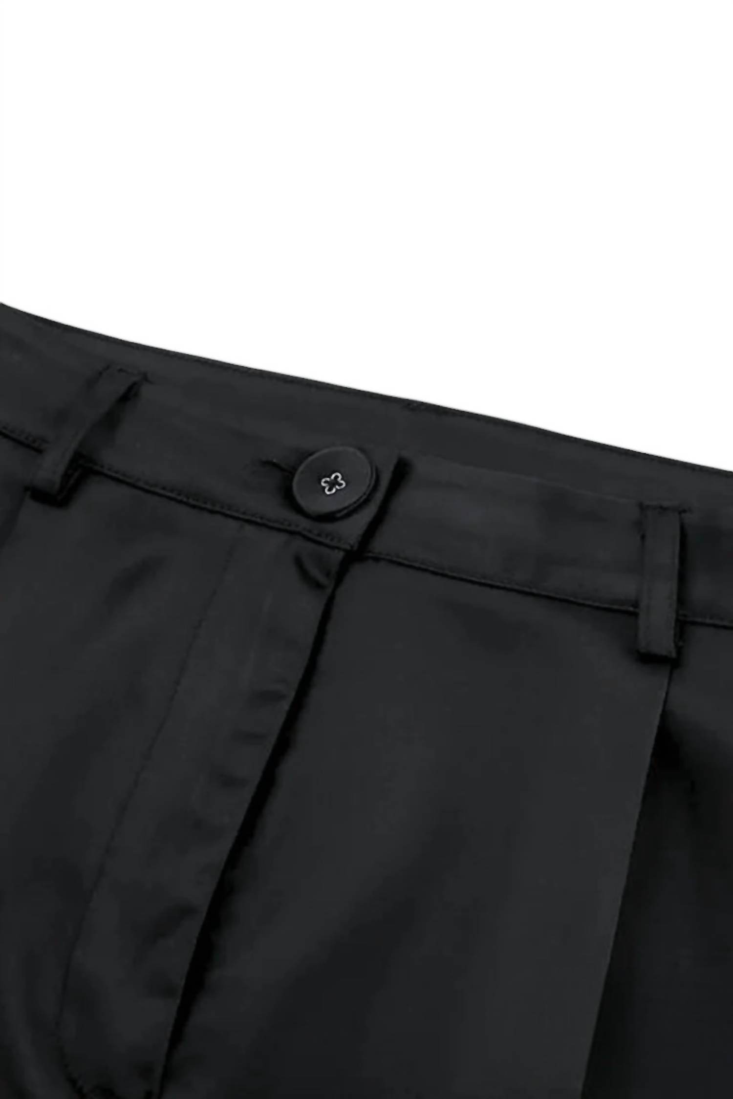 The Cotton Brand - Meredith Double-Breasted Satin Blazer and Pant Set - Rack Hunt -