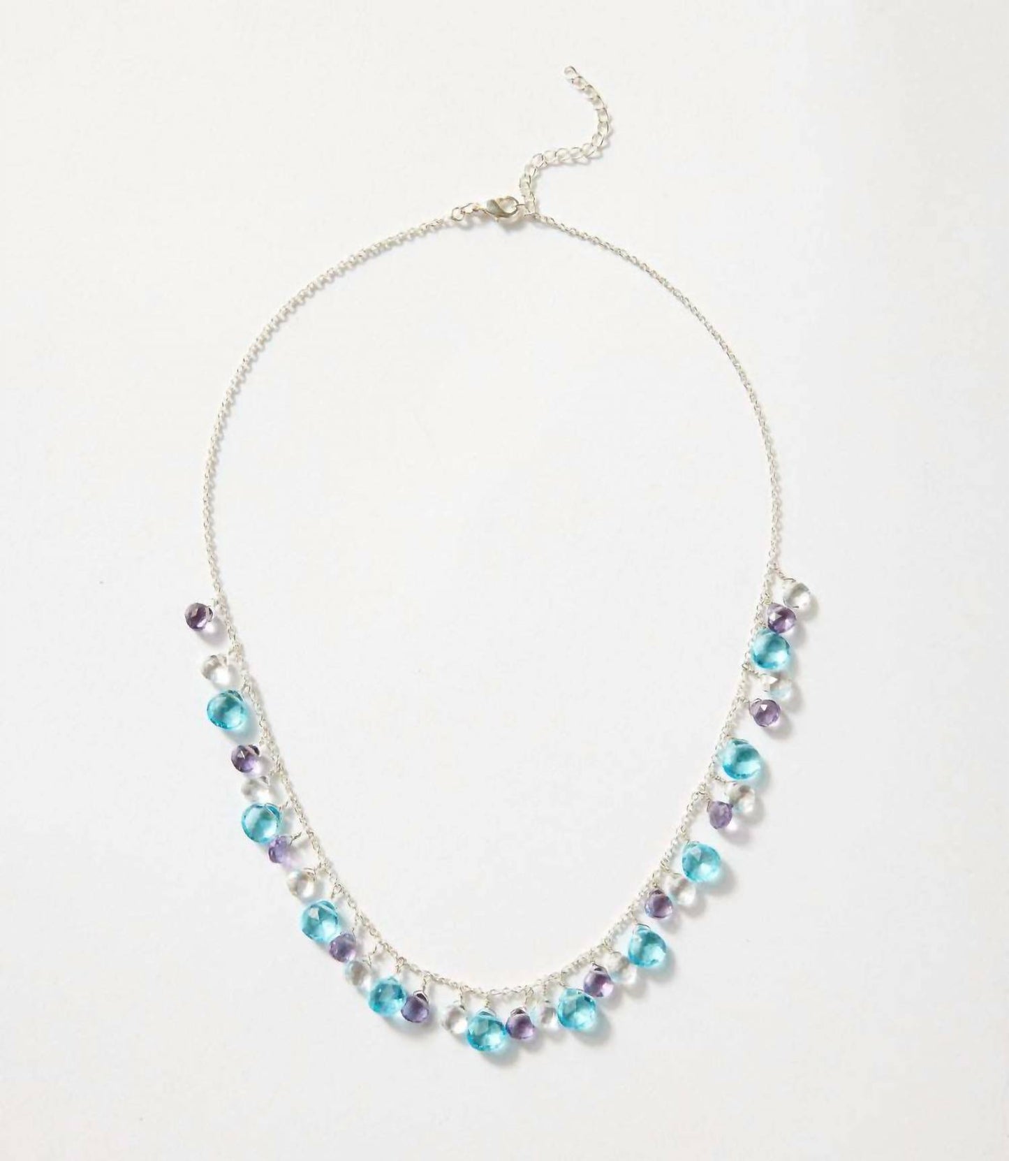 Women's Dangling Gemstone Necklace