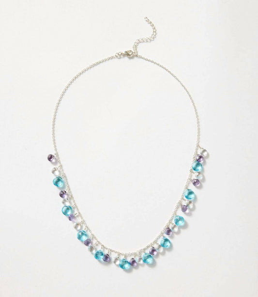 Women's Dangling Gemstone Necklace