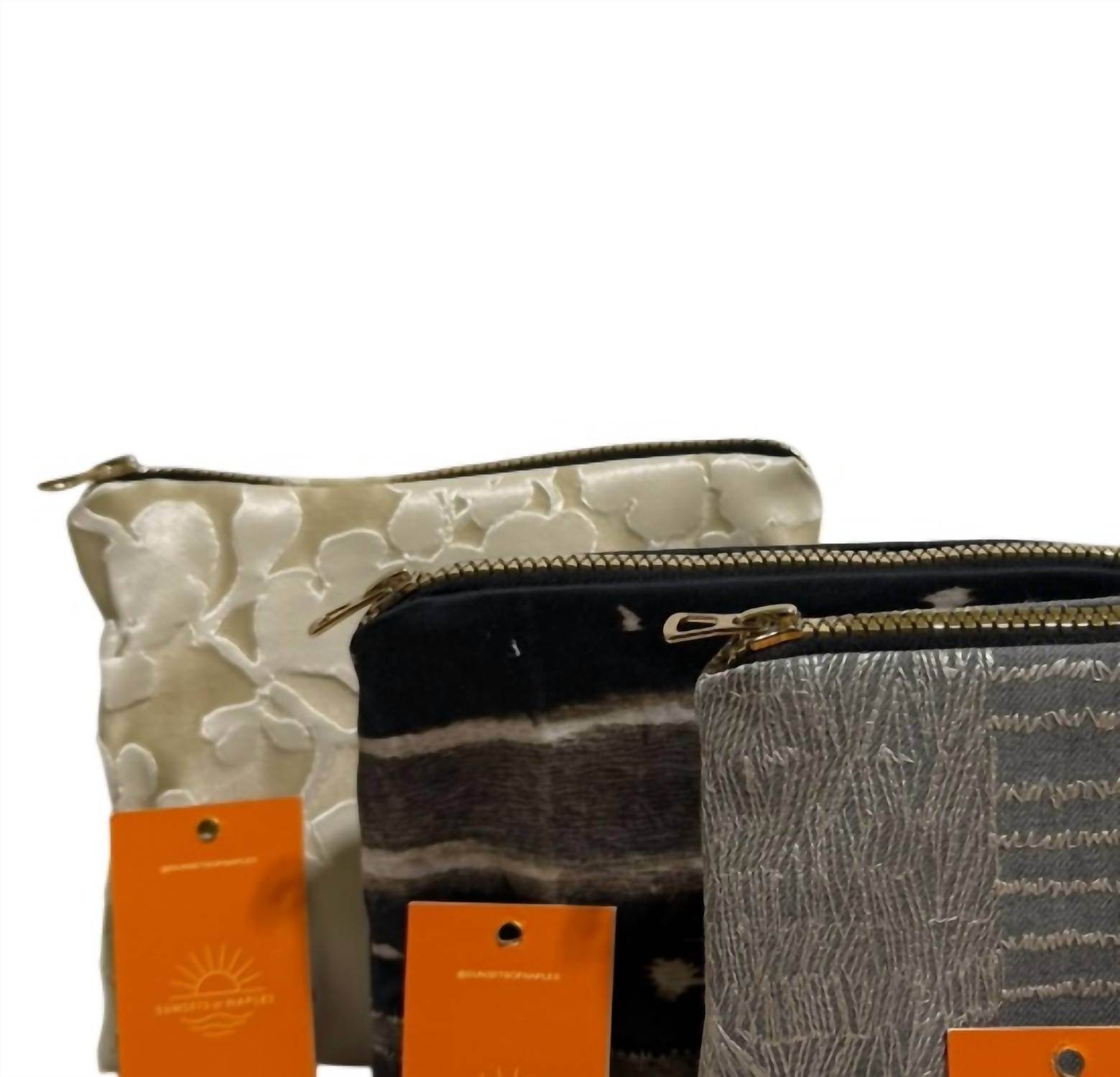 Sunsets of Naples - Large Make Up Bags Set Of 3 - Rack Hunt -