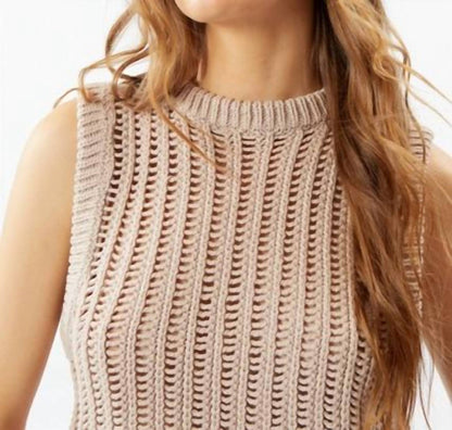 Boetti Sleeveless Knitted Top