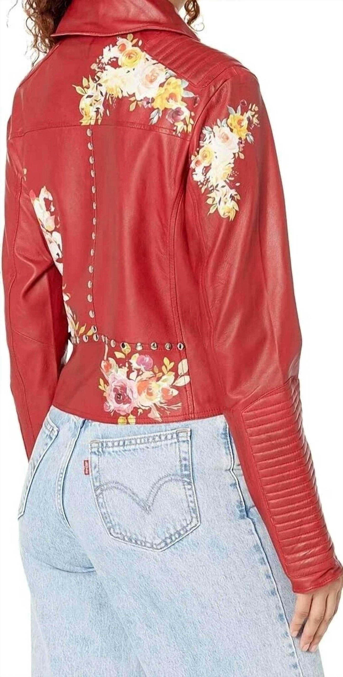 JKT NYC - Harley Floral Leather Jacket - Rack Hunt