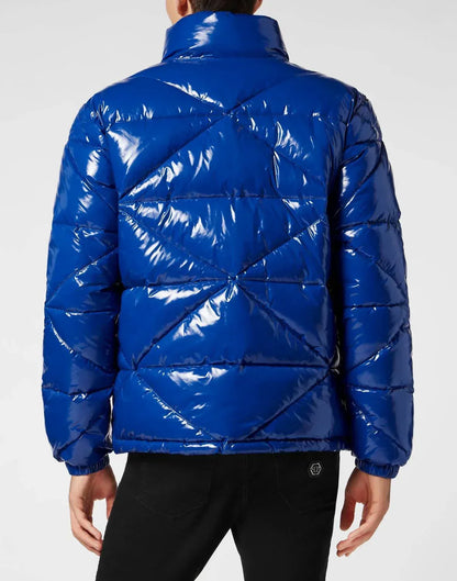 PHILIPP PLEIN - Quilted Hexagon Down Jacket - Rack Hunt