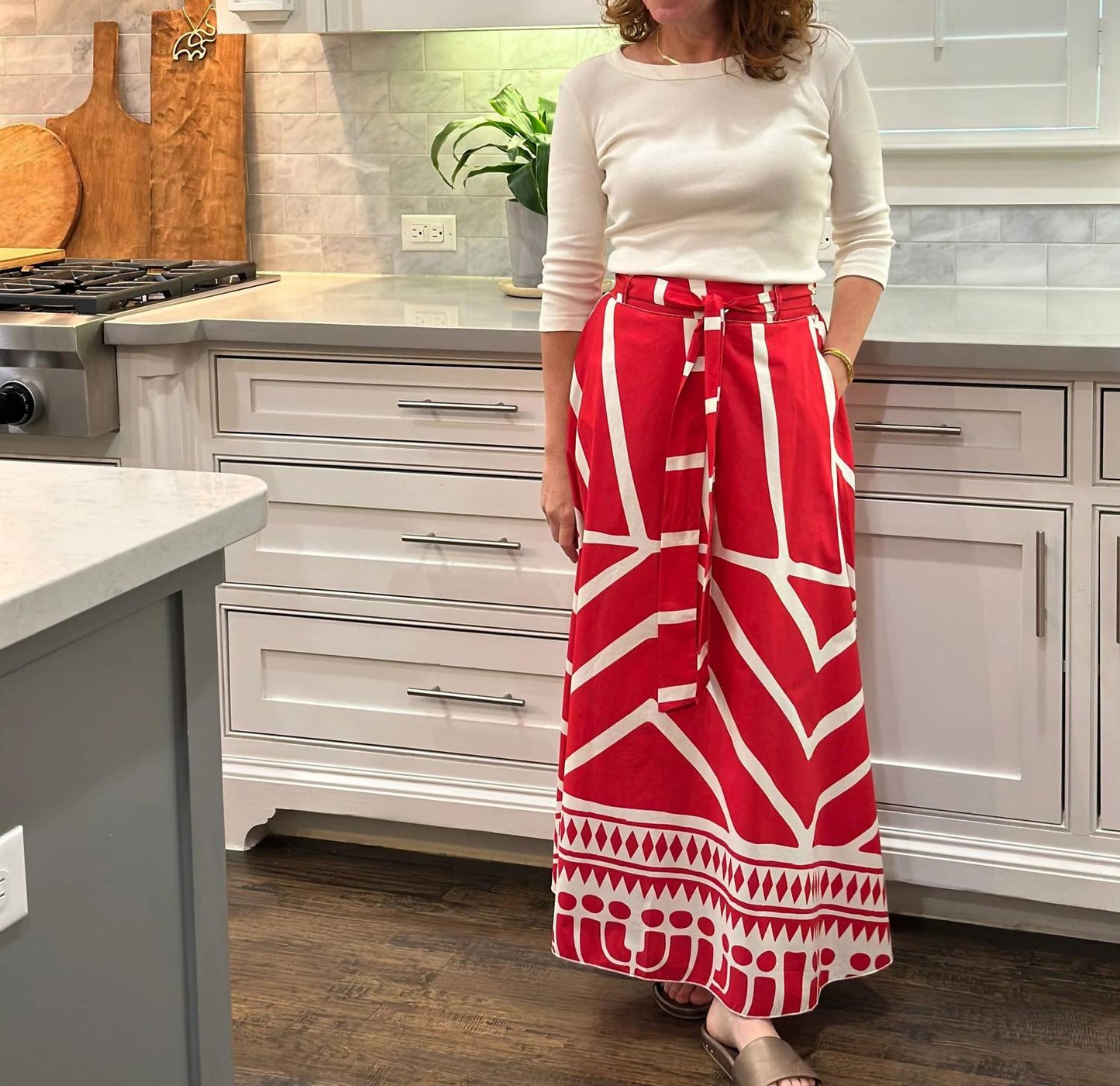 Women's Printed Cotton Skirt