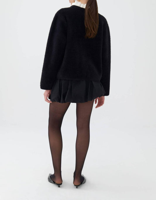 Crystal Embellished Buttoned Cardigan