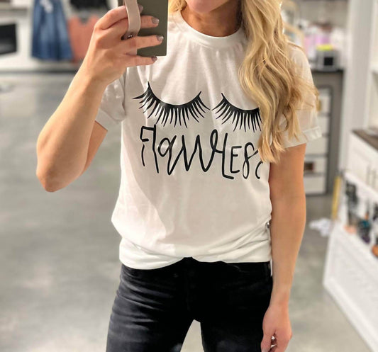 Tultex Apparel - Flawless Eyelash Graphic T-shirt - Rack Hunt -