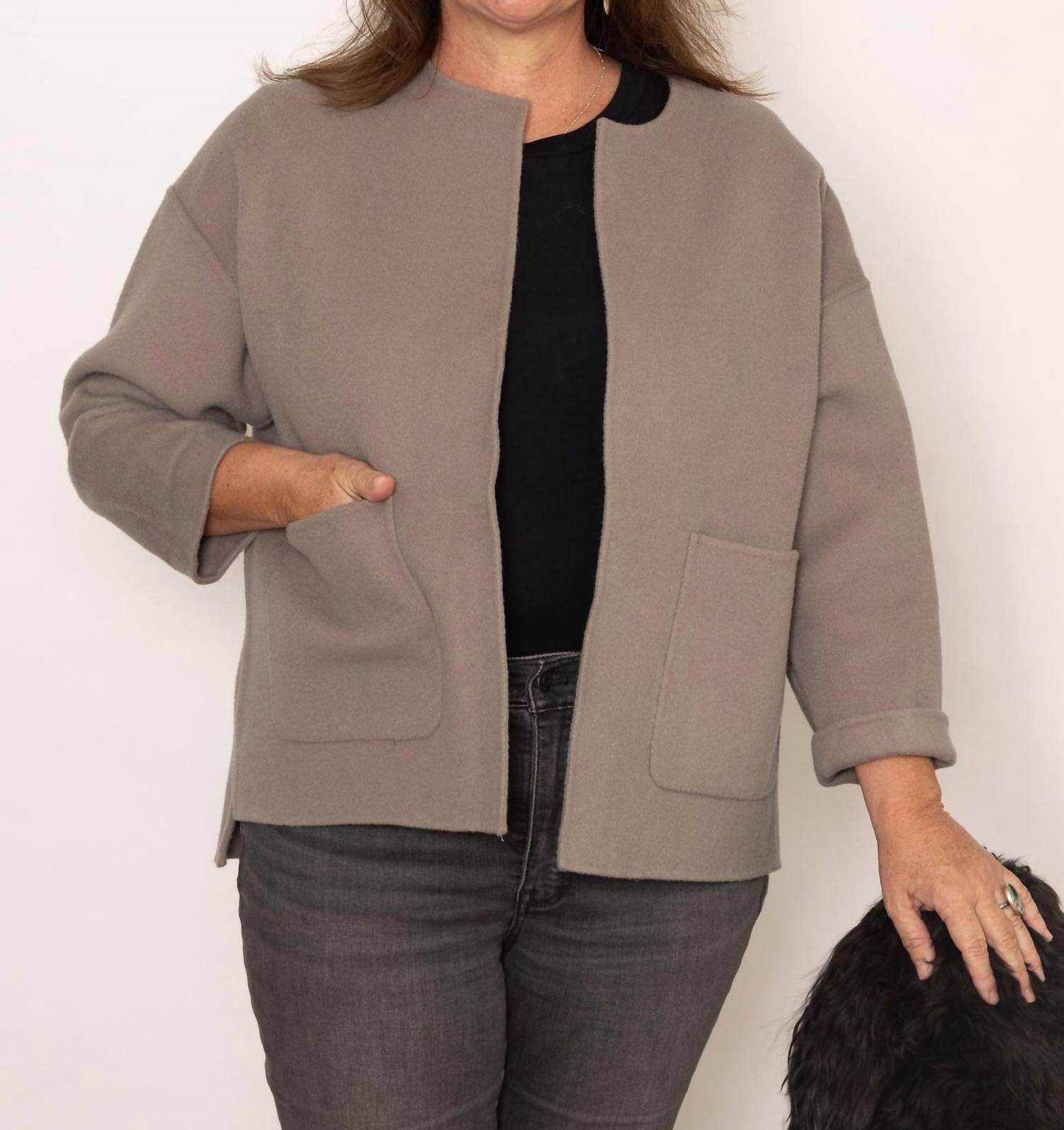 Evam Eva - 3/4 Sleeve Short Coat - Rack Hunt -