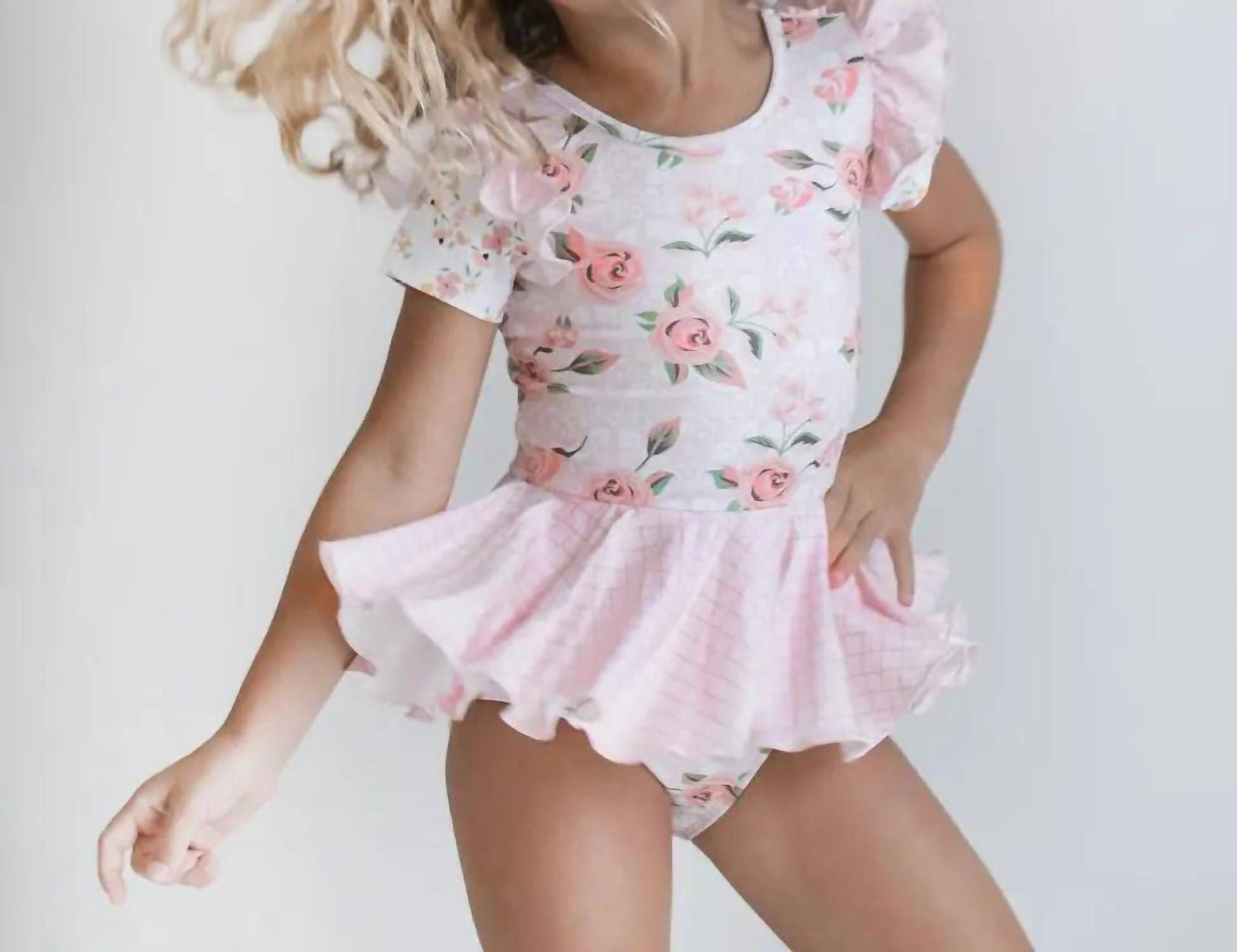 Rose Skirted Leotard
