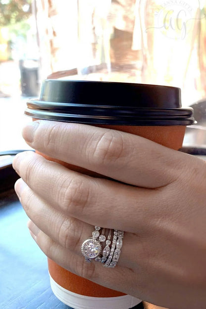 Allyanna Gifts - Women's Melina Stacking Ring Set - Rack Hunt