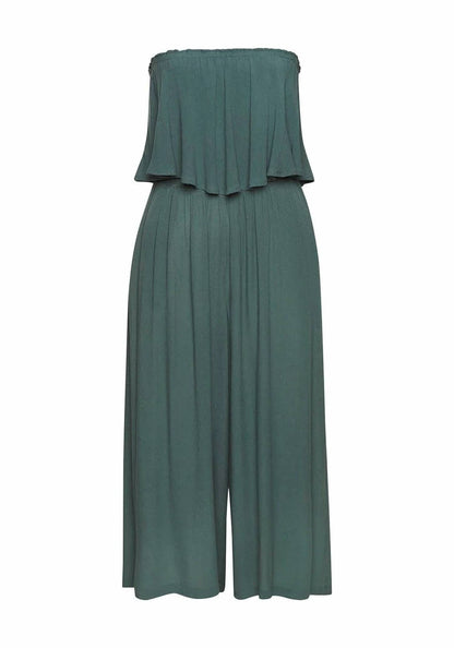 Flowy Strapless Culotte Jumpsuit