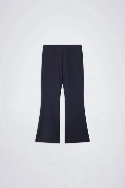 Solid Bootcut Knit Trouser