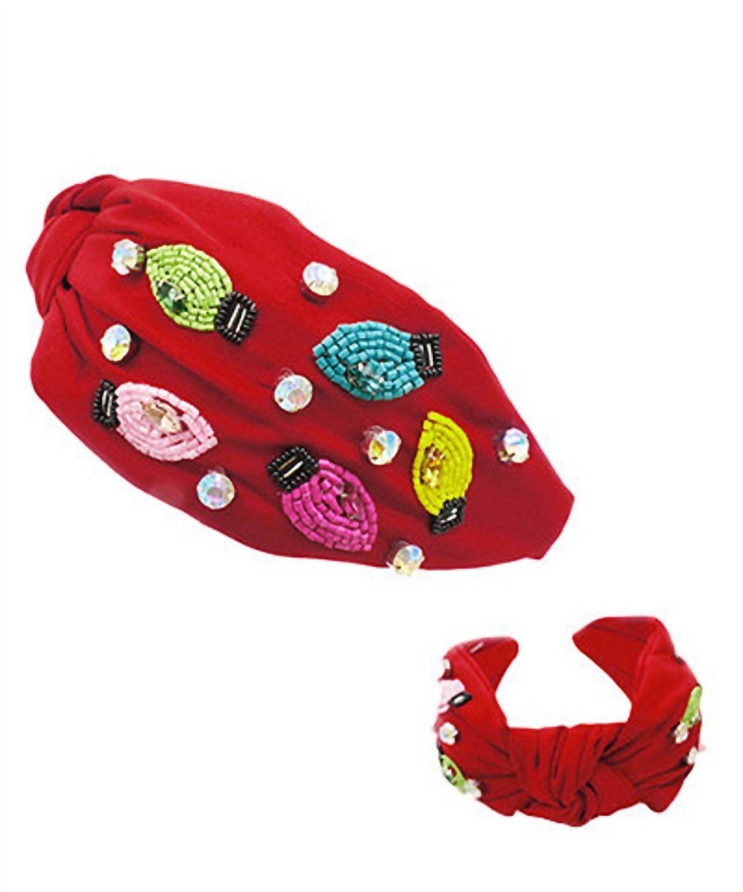 Viola - Women's Christmas Lights Headband - Rack Hunt -