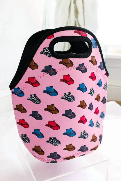 The Front Porch Label - Women's Cowboy Hat Lunch Tote Bag - Rack Hunt