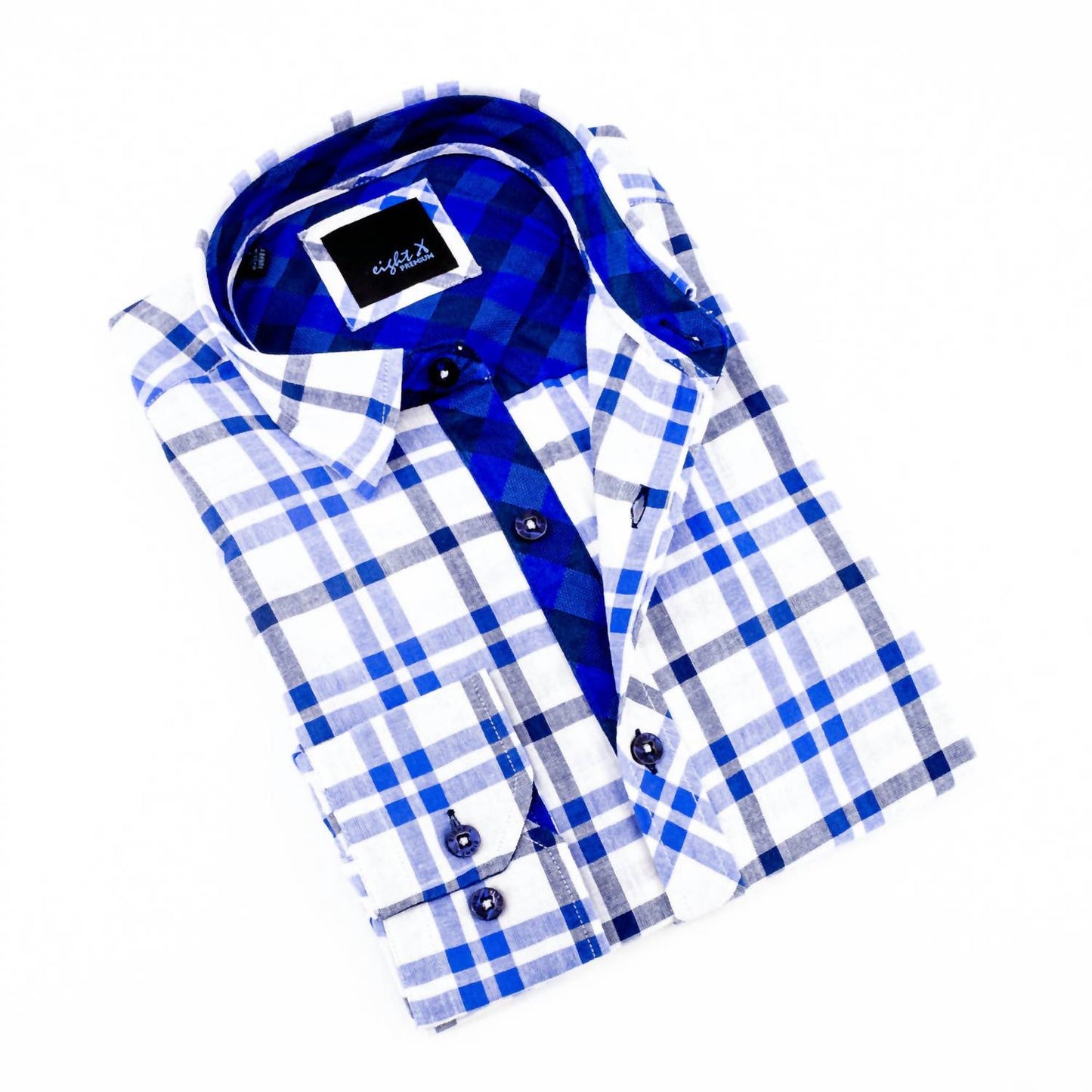 Men's Plaid Button-up Shirt