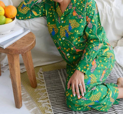 Fearless Peacock Pajama Set