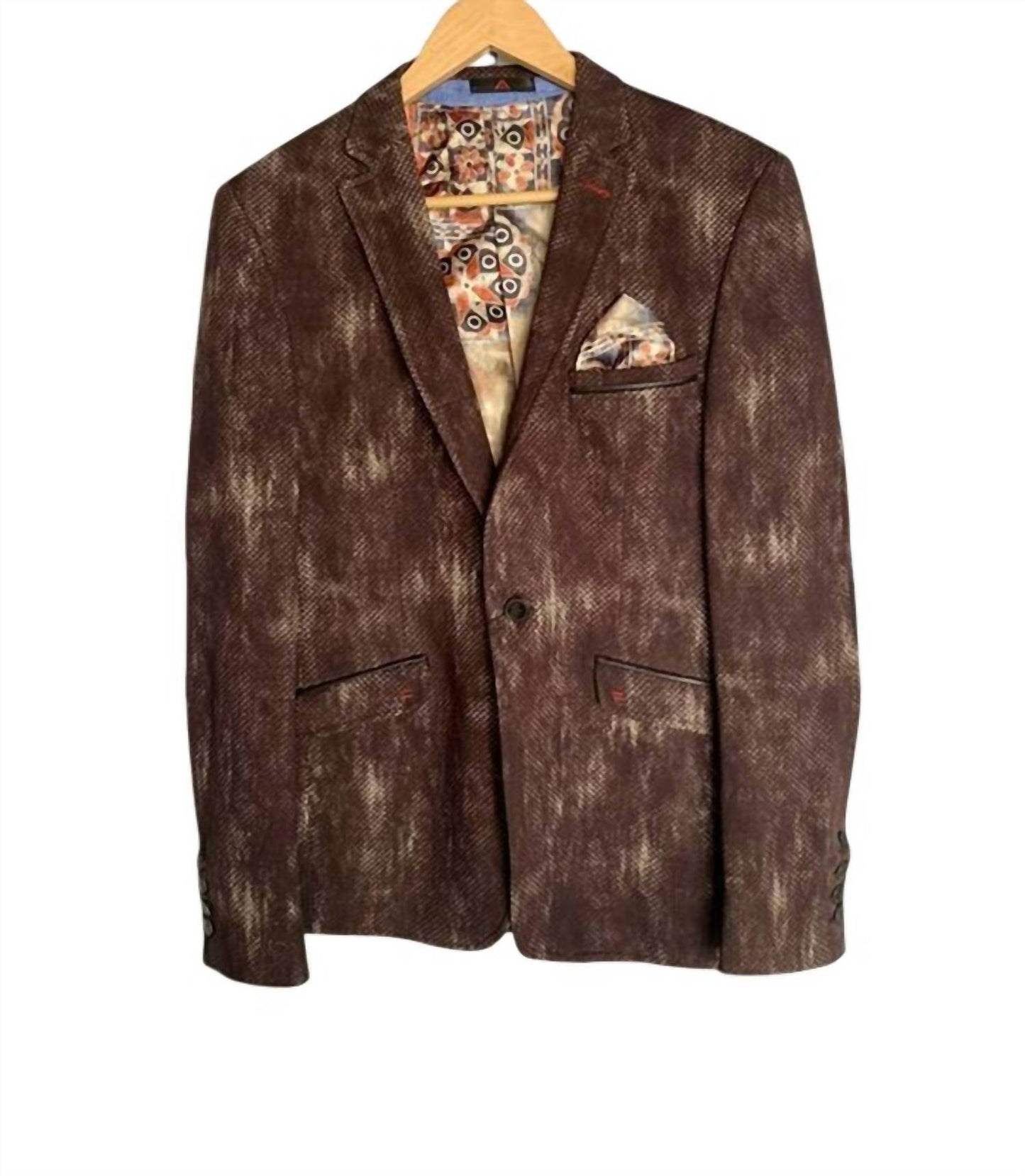 Carlos Amorin - Women Wool & Leather Blazer - Rack Hunt -